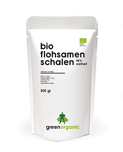 Bio Premium Flohsamenschalen 99{bc807e2cf555176ae81c0844fd72249b986c19209aedceecc5bf0d77f395c6f0} – 500g
